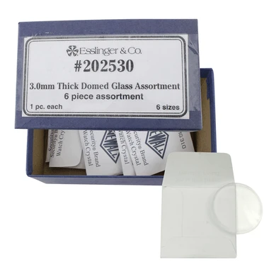 Watch Crystal Assortment Domed And Round Mineral Glass Crystal 3mm Thick 6 Pieces 3 Watch Crystal Assortment Domed And Round Mineral Glass Crystal 3mm Thick 6 Pieces