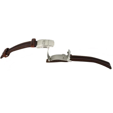 Watch Band Clasp Stainless Steel Tri Fold With Push Button Clasps For Leather Bands Assortment 6 Watch Band Clasp Stainless Steel Tri Fold With Push Button Clasps For Leather Bands Assortment - Image 4