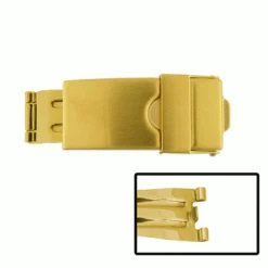 Watch Band Clasp Gold Plated Tri Fold Buckles With Security Catch Clasps-77495 5 Watch Band Clasp Gold Plated Tri Fold Buckles With Security Catch Clasps-77495 -Watch Shop 80.421 45209.1656354975