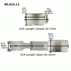 Tri Fold Stainless Steel Watch Band Single Side Button Style Clasp With Open End Band Attachment Assortment 6 Pieces 17 Tri Fold Stainless Steel Watch Band Single Side Button Style Clasp With Open End Band Attachment Assortment 6 Pieces -Watch Shop 80.623.12 33171.1656354977