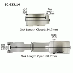Tri Fold Stainless Steel Watch Band Single Side Button Style Clasp With Open End Band Attachment Assortment 6 Pieces 16 Tri Fold Stainless Steel Watch Band Single Side Button Style Clasp With Open End Band Attachment Assortment 6 Pieces -Watch Shop 80.623.14 01593.1656354977