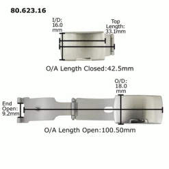 Tri Fold Stainless Steel Watch Band Single Side Button Style Clasp With Open End Band Attachment Assortment 6 Pieces 15 Tri Fold Stainless Steel Watch Band Single Side Button Style Clasp With Open End Band Attachment Assortment 6 Pieces -Watch Shop 80.623.16 88513.1656354977