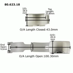 Tri Fold Stainless Steel Watch Band Single Side Button Style Clasp With Open End Band Attachment Assortment 6 Pieces 14 Tri Fold Stainless Steel Watch Band Single Side Button Style Clasp With Open End Band Attachment Assortment 6 Pieces -Watch Shop 80.623.18 55654.1656354977