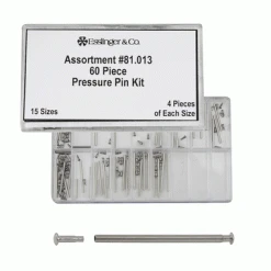 Watch Band Friction Pin Assortment For Tri Fold Safety Clasps With 1.8mm Heads