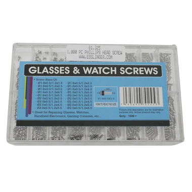 Phillips Head Screw Assortment For Watches, Eyeglasses, Handheld Games And Gaming Consoles CLEARANCE 3 Phillips Head Screw Assortment For Watches, Eyeglasses, Handheld Games And Gaming Consoles CLEARANCE