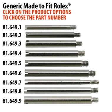 Generic Rolex® Watch Band Link Screw Pin Supplemental Refills To Fit Rolex®-93166 3 Generic Rolex® Watch Band Link Screw Pin Supplemental Refills To Fit Rolex®-93166