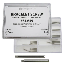 Generic Rolex® Watch Band Link Screw Pin Assortment Supplement To Fit Rolex® 45 Pieces