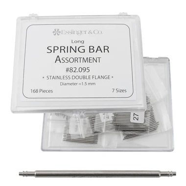 Watch Band Parts Long Spring Bar Assortment 24-30mm 168 Pieces 3 Watch Band Parts Long Spring Bar Assortment 24-30mm 168 Pieces