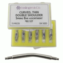 Watch Band Parts Curved Thin Double Shoulder Spring Bar Assortment 72 Pieces
