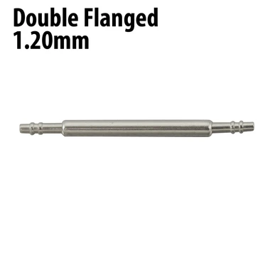 Watch Band Parts Refills 1.20mm Super Thin Double Flanged Stainless Steel Spring Bars Package Of 10-78374 3 Watch Band Parts Refills 1.20mm Super Thin Double Flanged Stainless Steel Spring Bars Package Of 10-78374