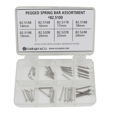 Watch Band Quick Release 1.8mm Pegged Spring Bar Assortment 40 Pieces 4 Watch Band Quick Release 1.8mm Pegged Spring Bar Assortment 40 Pieces - Image 2