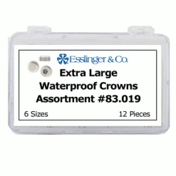 Watch Crowns Extra Large Waterproof Watch Crown Assortment 12 Pieces