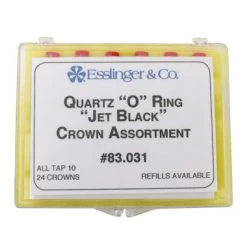 Watch Crowns Waterproof Quartz Jet Black Watch Crown Assortment 24 Pieces -Watch Shop 83.031photo2 06325.1656355168