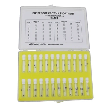 Watch Crowns Quartz Dustproof Watch Crown Assortment 24 Pieces 4 Watch Crowns Quartz Dustproof Watch Crown Assortment 24 Pieces - Image 2