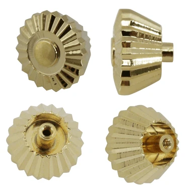 Watch Parts Gold Plated Pocket Watch Crown Refills-80792 3 Watch Parts Gold Plated Pocket Watch Crown Refills-80792