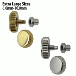 Screw Down Threaded Crown And Case Tube Refills For Assortment 83.663 Extra Large Sizes Yellow And White-90610