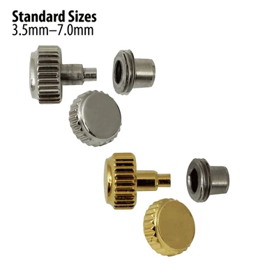 Screw Down Threaded Crown And Case Tube Refills For Assortment 83.663 Yellow And White-88253 4 Screw Down Threaded Crown And Case Tube Refills For Assortment 83.663 Yellow And White-88253 - Image 2