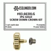 Screw Down Threaded Crown And Case Tube Kit Extra Large Sizes IPG Gold Plated 9 Sets 2 Screw Down Threaded Crown And Case Tube Kit Extra Large Sizes IPG Gold Plated 9 Sets -Watch Shop 83.663XLG 77047.1656355180