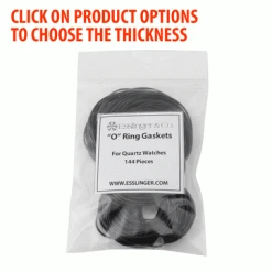 Extra Large O-Ring Gasket Assortment For Quartz Watches In Different Thickness Options 144 Pieces-93636