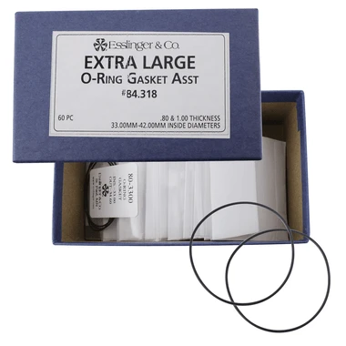 Watch Gaskets Extra Large O-Ring Gasket Assortment, .80 And 1.00 Thickness 60 Pieces 3 Watch Gaskets Extra Large O-Ring Gasket Assortment, .80 And 1.00 Thickness 60 Pieces