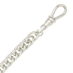 White Waldemar Pocket Watch Chain 13 Inches 89637