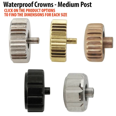 Medium Post Watch Repair Waterproof Watch Crowns-92369 3 Medium Post Watch Repair Waterproof Watch Crowns-92369