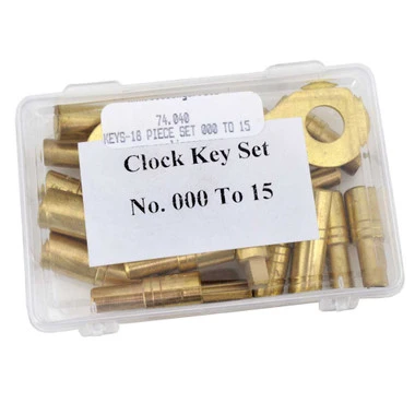 18 Piece Clock Key Set Sizes 000 To 15 4 18 Piece Clock Key Set Sizes 000 To 15 - Image 2