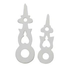 White Cuckoo Clock Hands-80785