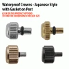 Watch Repair Watch Crowns Waterproof Japanese Style With Gasket And Long Post-94500 -Watch Shop japanese style wp crown main OPTIONS 53193.1664822521 20