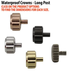 Long Post Quartz Waterproof Watch Repair Watch Crowns-93582