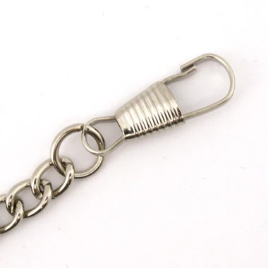 White Waldemar Pocket Watch Chain 14 1/2 Inches 89663 4 White Waldemar Pocket Watch Chain 14 1/2 Inches 89663 - Image 2