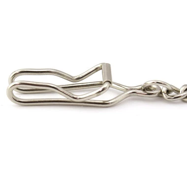 White Waldemar Pocket Watch Chain 14 1/2 Inches 89663 5 White Waldemar Pocket Watch Chain 14 1/2 Inches 89663 - Image 3